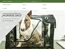 Tablet Screenshot of lecznica-morskieoko.waw.pl
